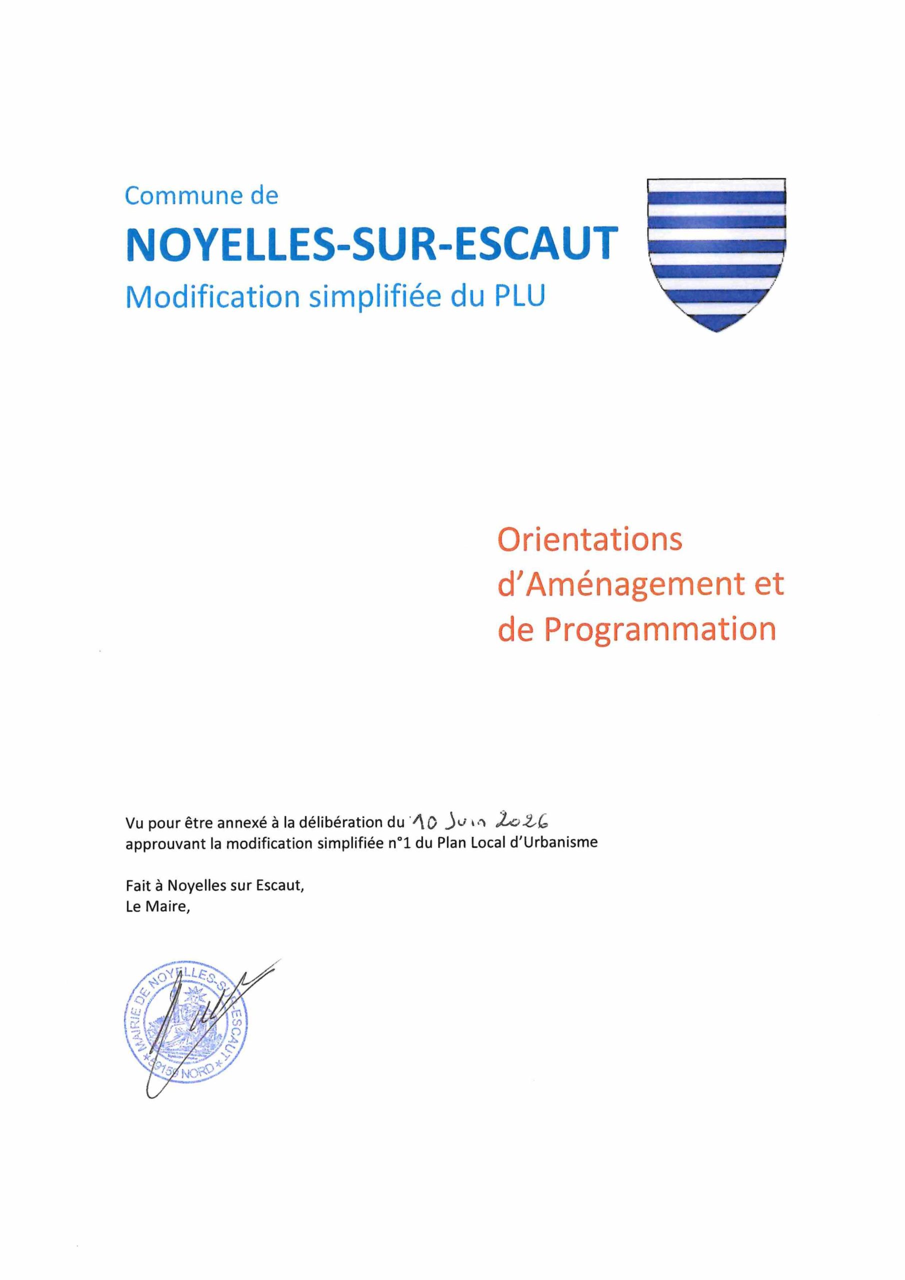 orientations d'aménagement et programmation